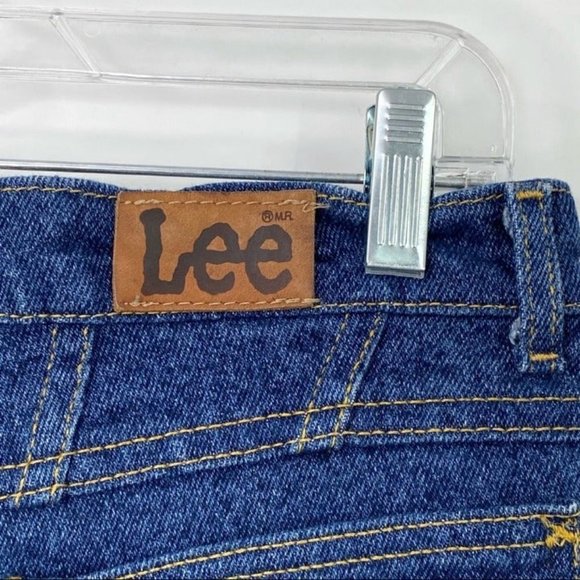 Vintage Lee Cut Off Denim Shorts Cheeky High Cut Daisy Dukes Hot Pants Sz 10 - Picture 5 of 10